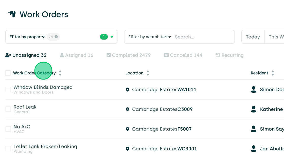 Accessing and Navigating Order Categories, Locations, Residents, and Comments - Step 1.png